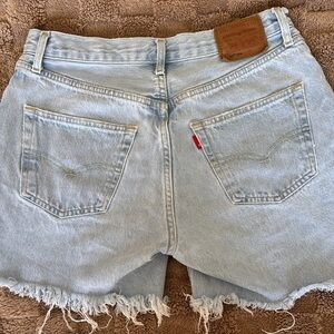 Levi's Women's Light Blue Denim Shorts